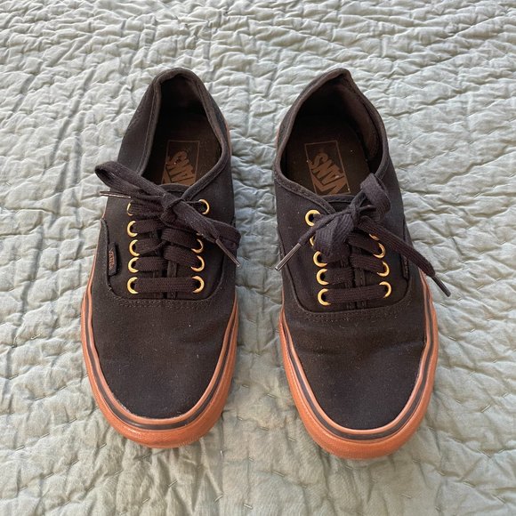 Black Canvas Vans - Picture 1 of 5